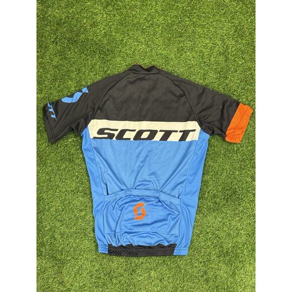 SCOTT RC Pro Cycling Jersey Short Sleeve | Men’s Size Small | Blue Orange Black - Picture 5 of 7